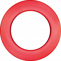 Dartboard Surround RED Rubber NO LOGO - Click Image to Close